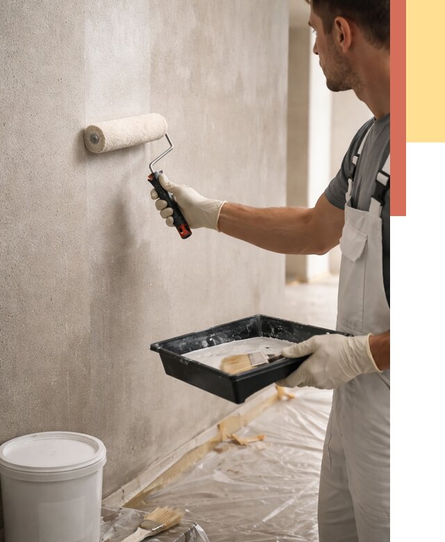 Грунтовка стен в Удомле от 2286 руб. м2 — быстро, недорого, с материалом | ОТДЕЛОЧНИК-Дмл