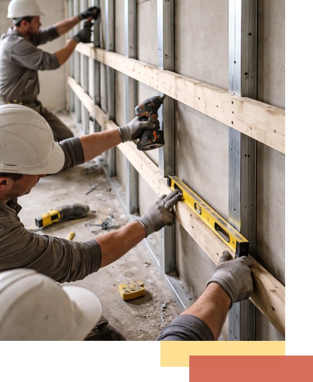 Устройство обрешетки под панели в Удомле