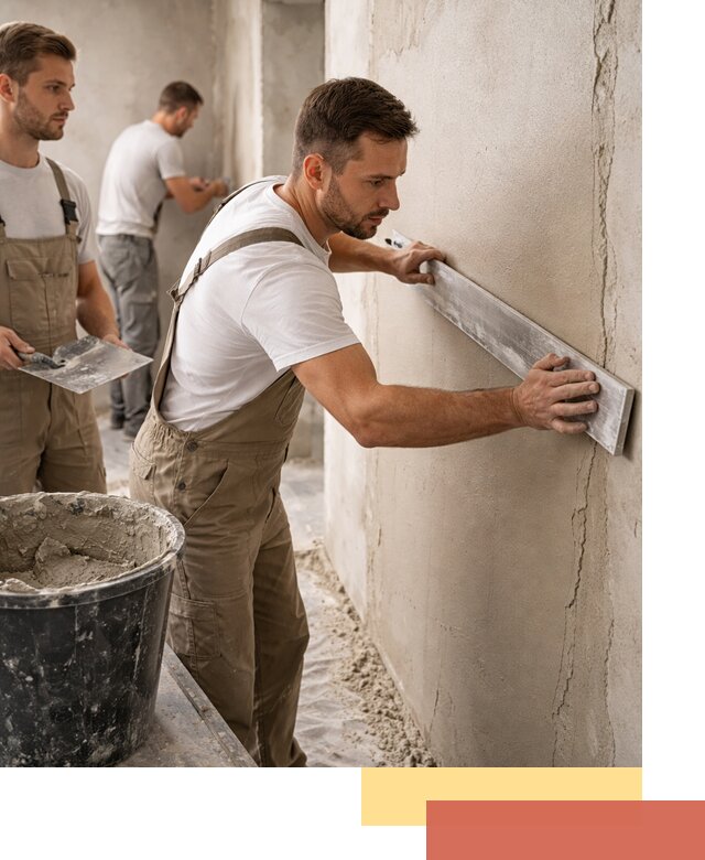 Штукатурка стен без маяков в Удомле быстро и качественно