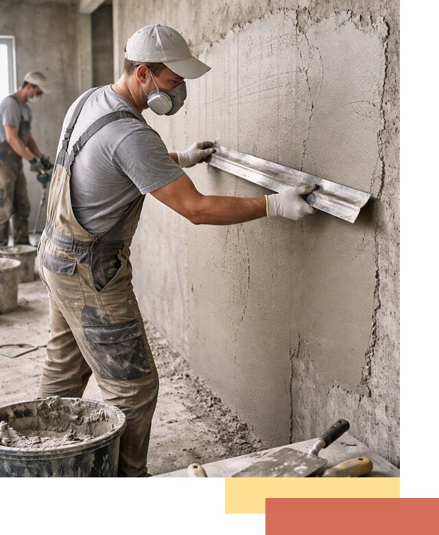 Штукатурка бетонных стен в Удомле качественно и долговечно