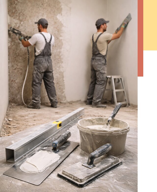 Штукатурка стен под обои в Удомле от 4675 руб./м2 — выравнивание под обои | ОТДЕЛОЧНИК-Дмл