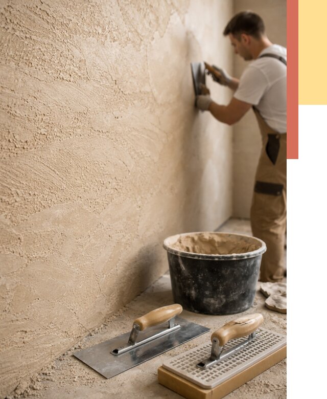 Декоративная штукатурка травертин в Удомле от 1870 руб/м2 — качественно и недорого | ОТДЕЛОЧНИК-Дмл