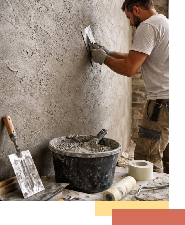 Декоративная штукатурка лофт в Удомле — отделка стен и потолков