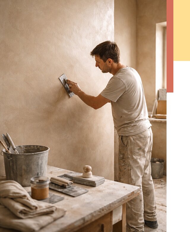 Марокканская штукатурка таделакт в Удомле под ключ от 4363 руб. | ОТДЕЛОЧНИК-Дмл