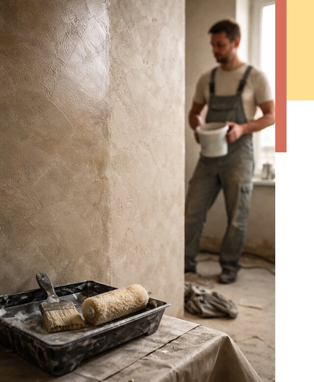 Нанесение воска на штукатурку в Удомле от 3636 руб. | Услуги ОТДЕЛОЧНИК-Дмл