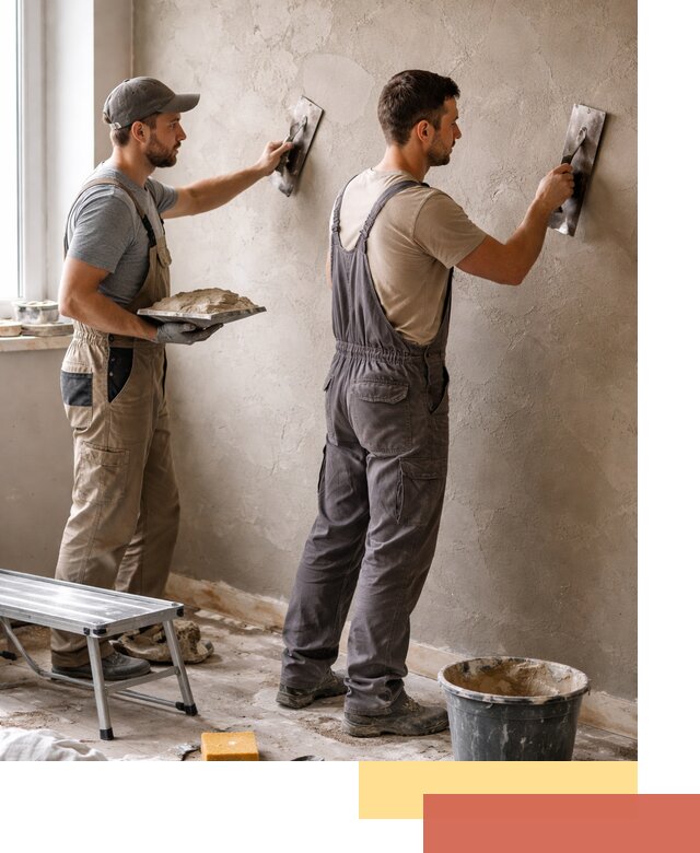 Ремонт декоративной штукатурки и восстановление фактуры в Удомле