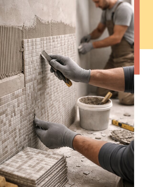 Облицовка стен мозаикой в Удомле от 3324 руб/м2 — укладка мозаики на стены | ОТДЕЛОЧНИК-Дмл