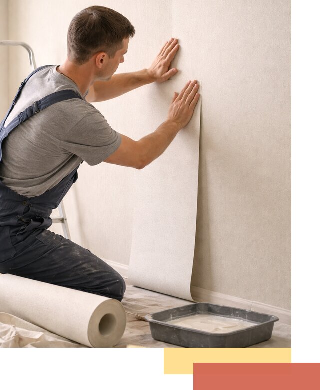 Поклейка флизелиновых обоев в Удомле качественно и быстро