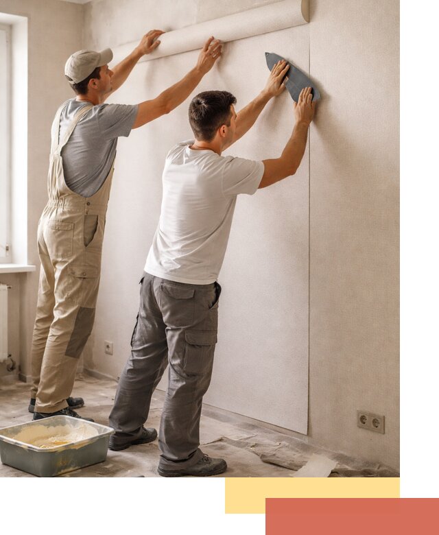 Поклейка виниловых обоев в Удомле профессионально и качественно