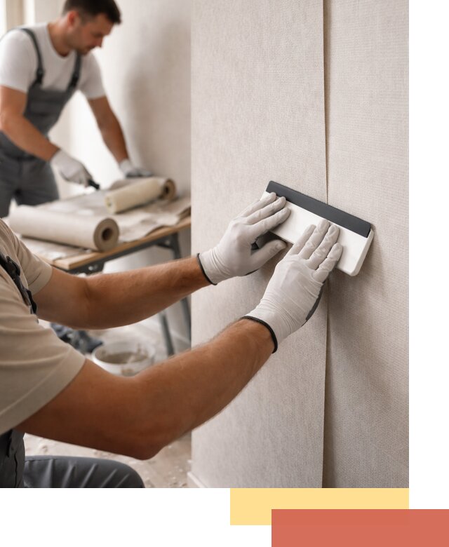 Поклейка обоев под покраску в Удомле профессионально и быстро