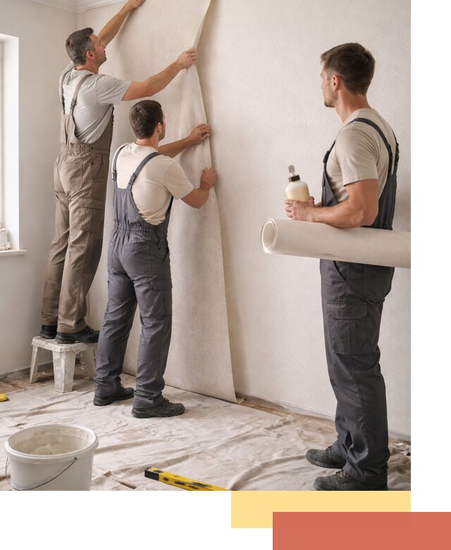 Оклейка стен обоями в Удомле — качественно и профессионально