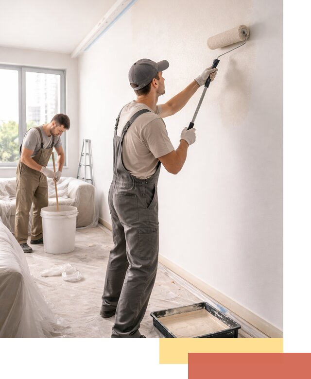 Покраска стен в офисе в Удомле — быстрый и качественный ремонт