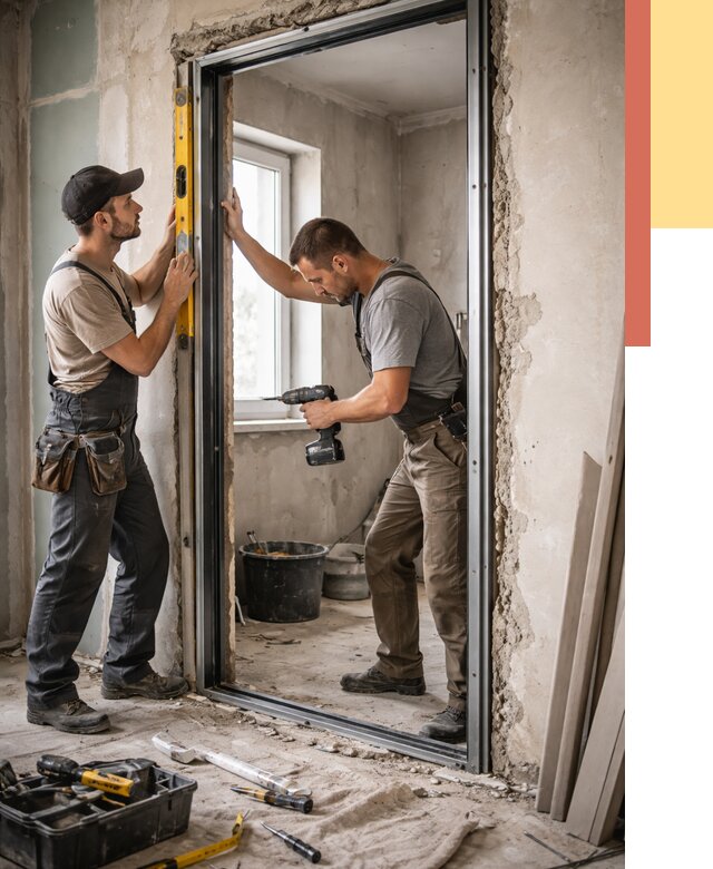 Закладка дверного проема в Удомле от 3636 руб. — быстро и недорого | ОТДЕЛОЧНИК-Дмл