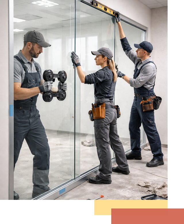 Профессиональный монтаж стеклянных перегородок в Удомле