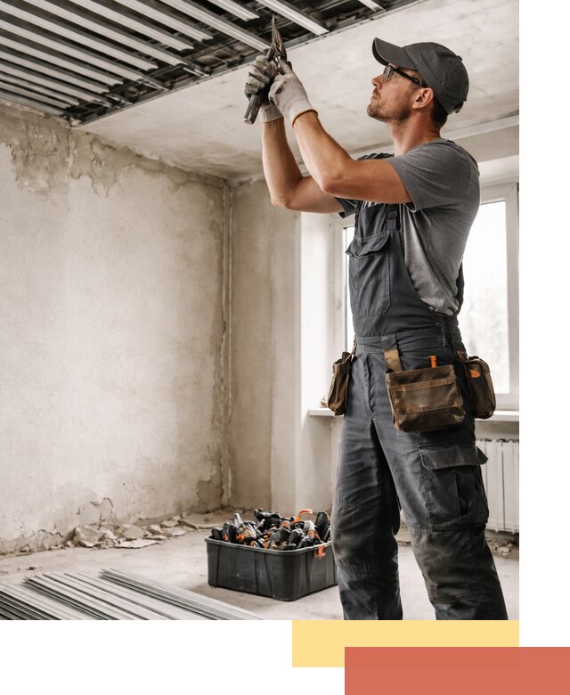 Демонтаж реечного потолка в Удомле быстро и аккуратно