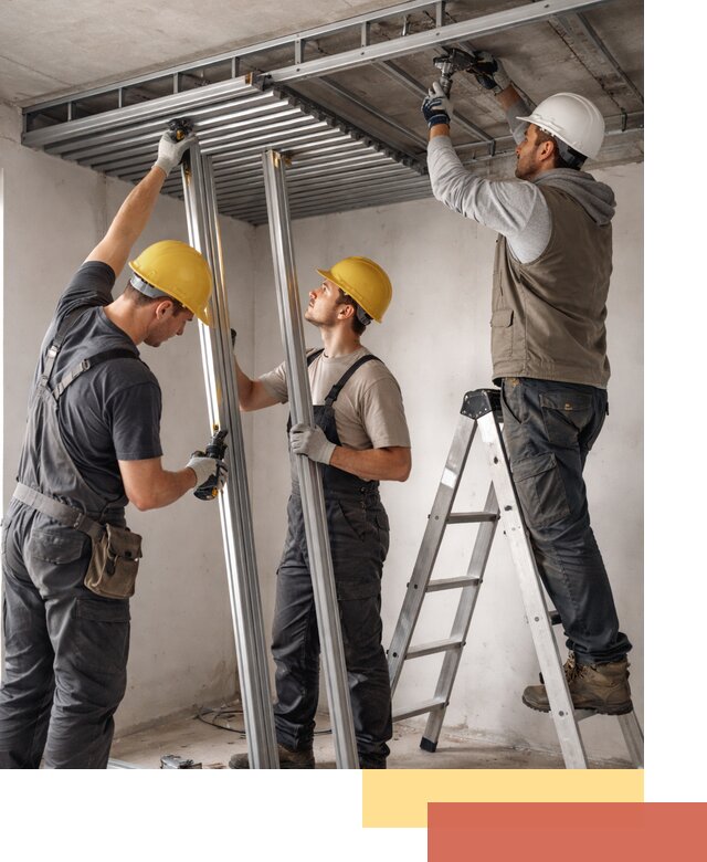 Монтаж реечного потолка под ключ в Удомле