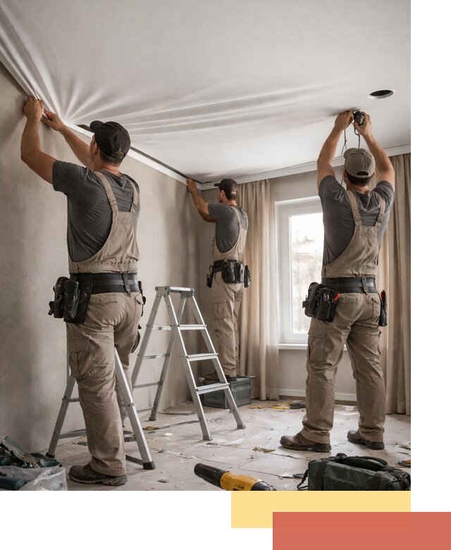 Монтаж матового натяжного потолка в Удомле качественно и быстро