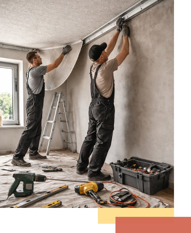 Монтаж фактурного натяжного потолка в Удомле качественно и быстро