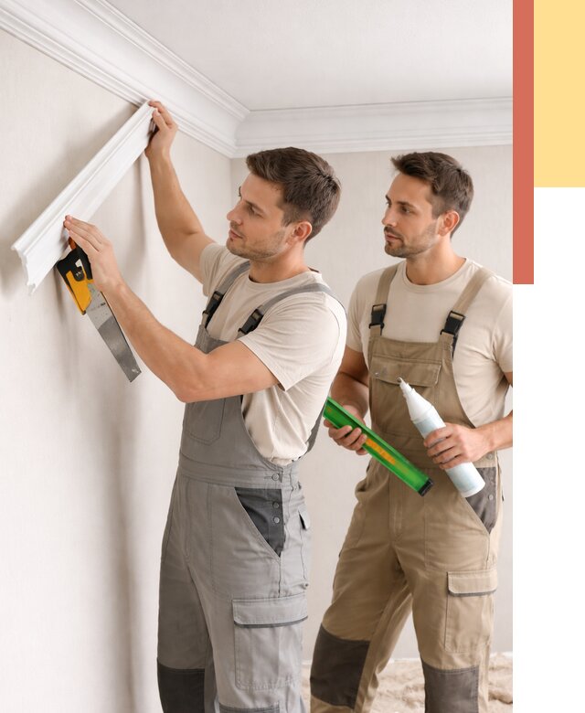 Монтаж потолочного плинтуса в Удомле от 2389 руб. — быстро и недорого | ОТДЕЛОЧНИК-Дмл
