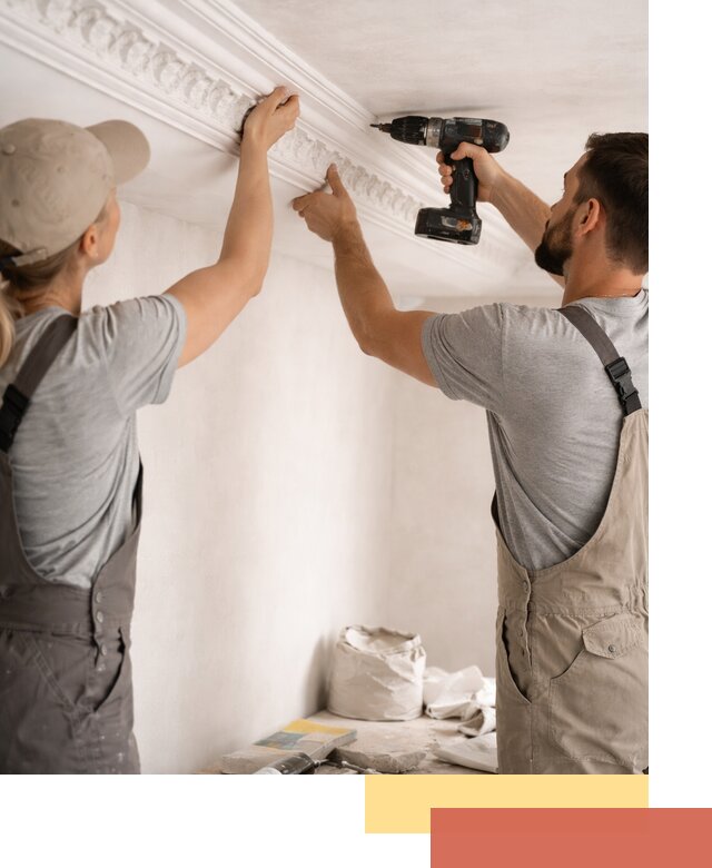 Профессиональный монтаж лепнины на потолок в Удомле