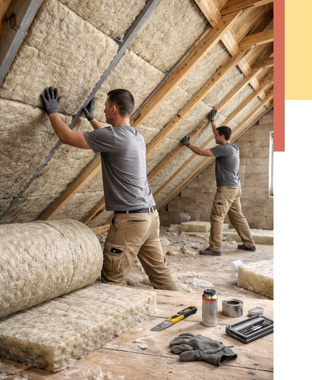 Утепление потолка минватой в Удомле от 1506 руб. — быстро и недорого | ОТДЕЛОЧНИК-Дмл