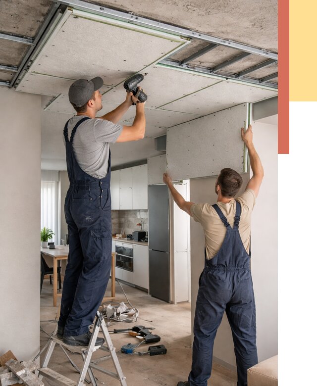 Шумоизоляция потолка панелями зипс в Удомле от 1922 руб. под ключ | ОТДЕЛОЧНИК-Дмл